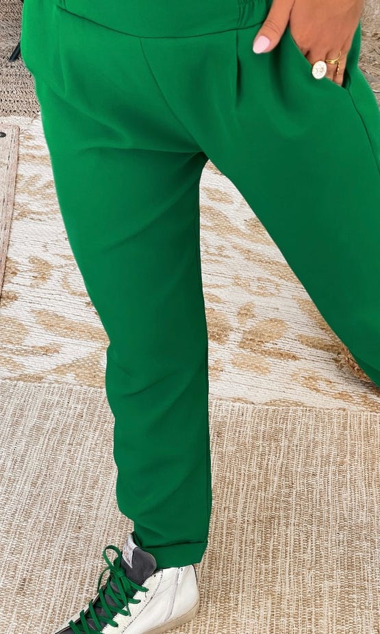 Pantalon Lilian Vert Brésil