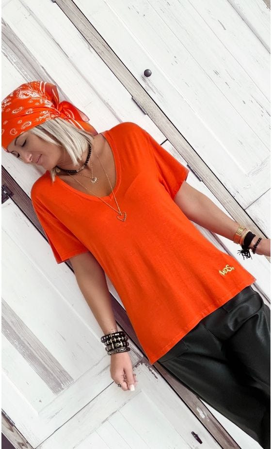 T-Shirt Basic Orange