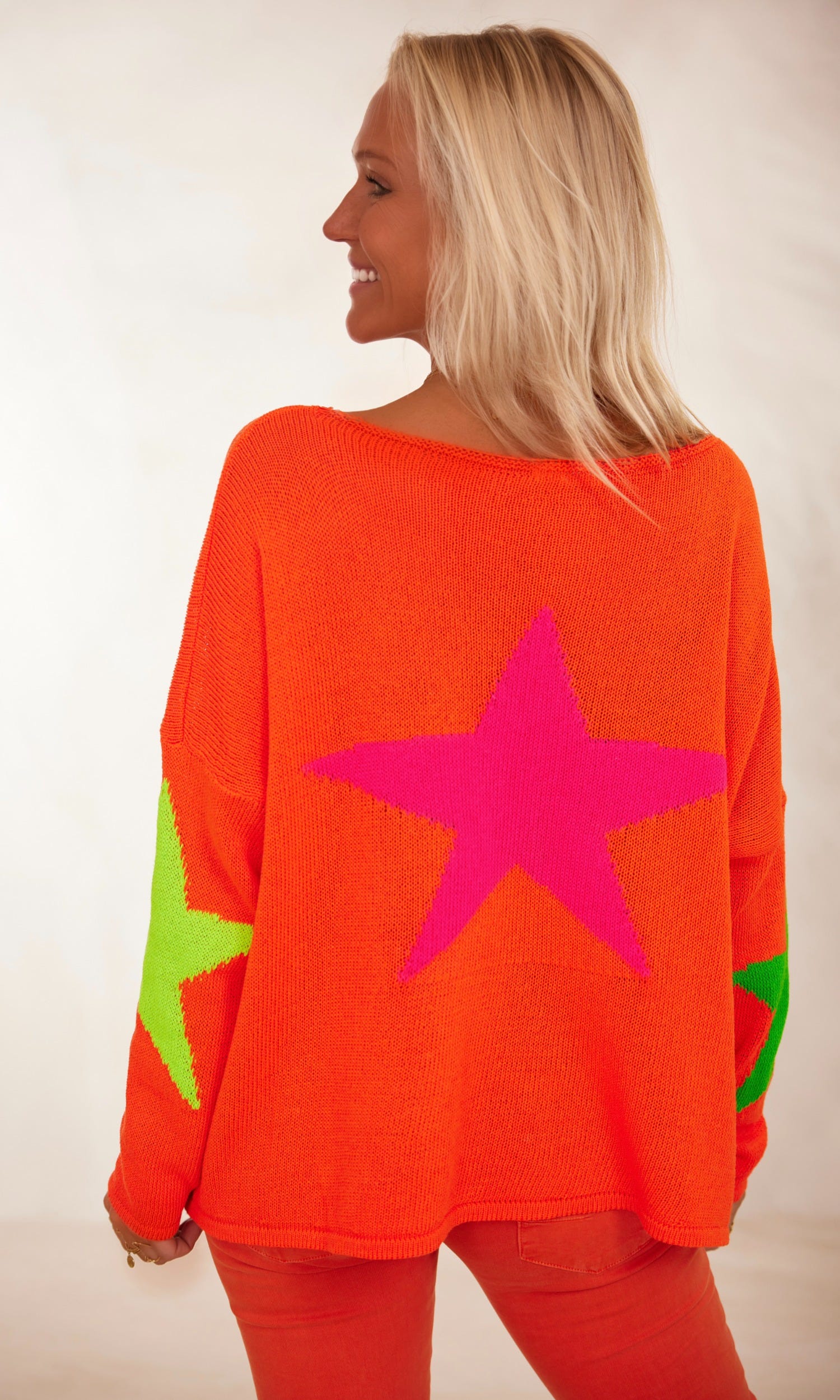 Pull Austin Orange Star Multicolor